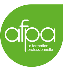 Logo de l'AFPA, avec le texte "La formation professionnelle" sur fond vert.