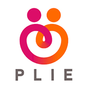 Logo coloré représentant deux silhouettes humaines entrelacées, avec le texte "PLIE" en dessous.